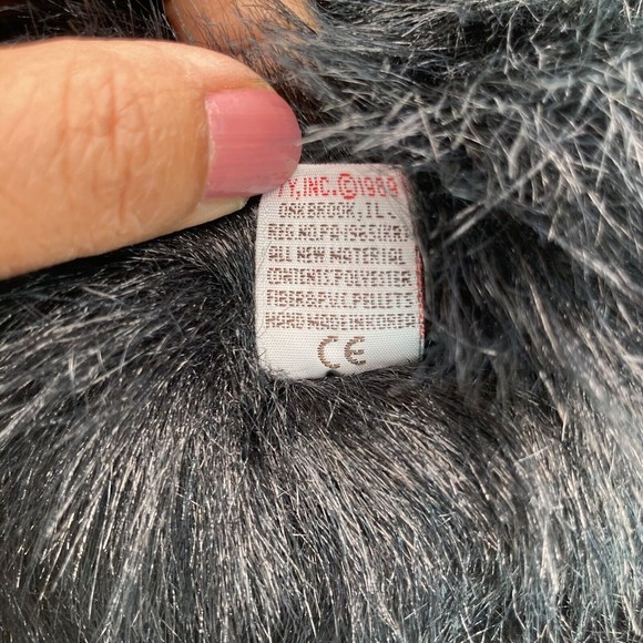 TY Beanie Babies Gorilla Beanie Buddies Plush Toy Stuffed Animal Retired 1995 - Picture 11 of 15